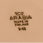 Arabia/アラビア ジャムポット(オレンジ柄) Pomona/ポモナ
