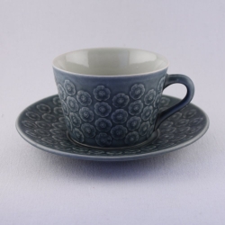 Kronjyden/クロニーデン Quistgaard/クイストゴーデザインのカップ＆ソーサー Blue Azur