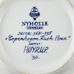 Nymolle/ニュモール Høyrupイラストの壁掛け Copenhagen Rush Hour