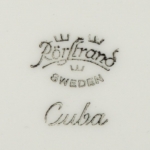 Rörstrand/ロールストランド プレート Cuba/キューバ