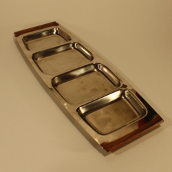 Lundtofte/ルンドトフテ スチールトレイ Rosewood/ローズウッド